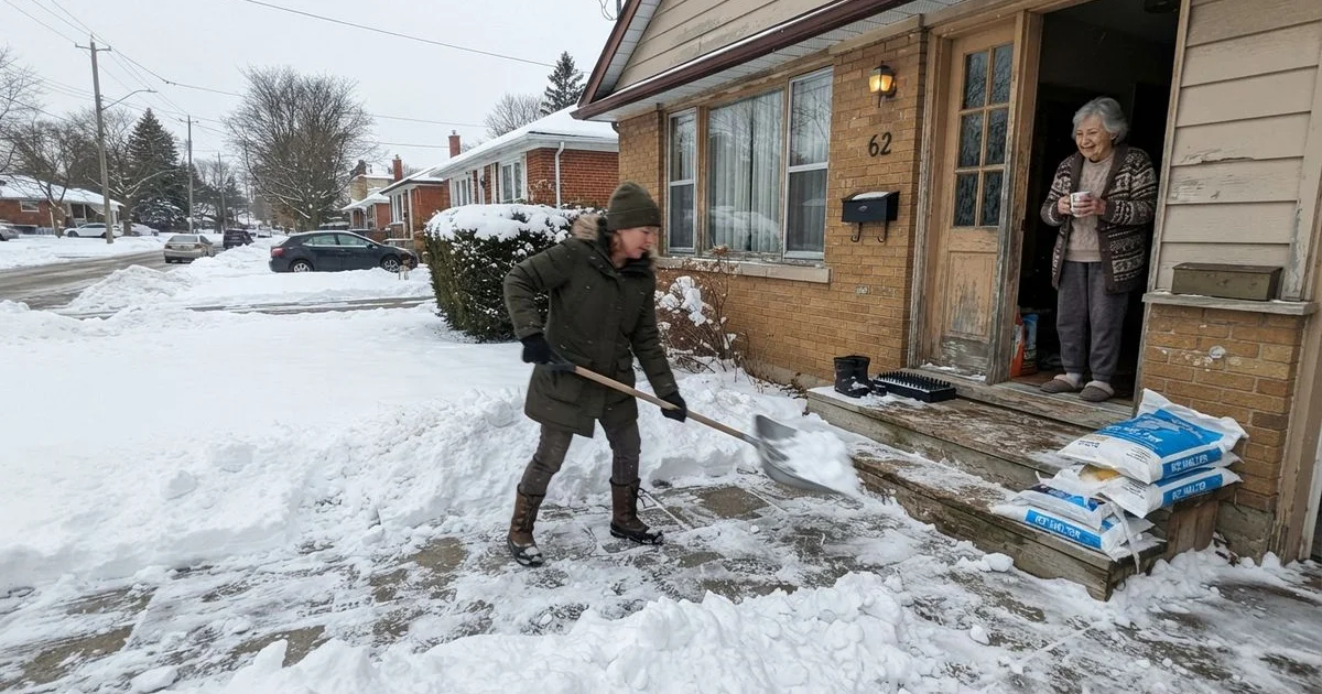 Free and low-cost snow removal help for seniors in Ontario