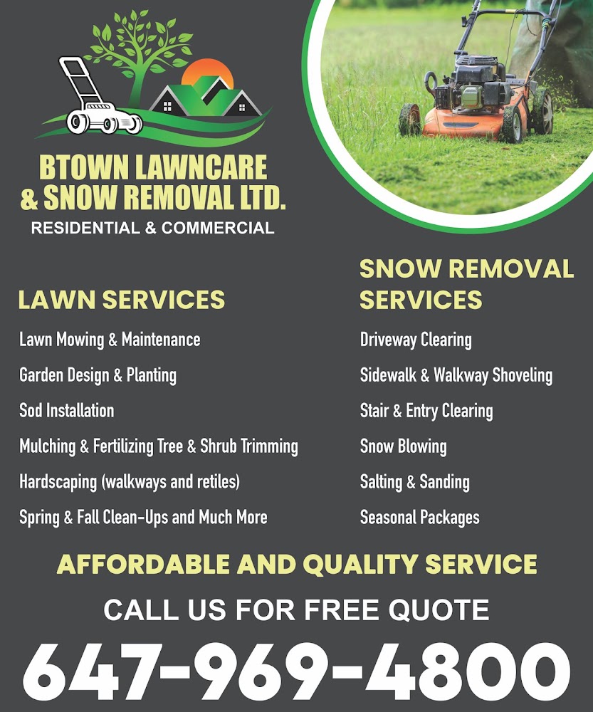 BTOWN LAWNCARE & SNOW REMOVAL LTD.